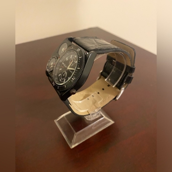 Black Multi-Function Watch with Compass - Picture 3 of 3